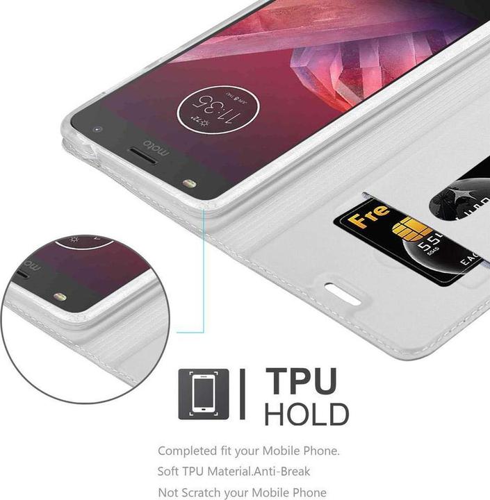 Produktbild Cadorabo Book Classy Style Cover (Motorola Moto Z2 Play)