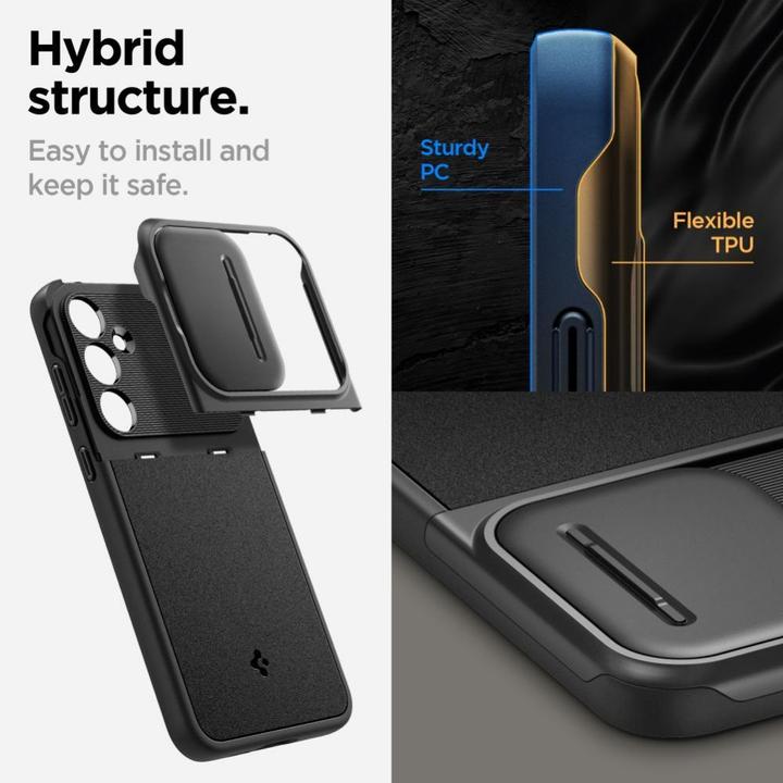 Immagine prodotto Spigen Custodia Optik Armor per Samsung Galaxy A55 5G - nera (Samsung Galaxy A55)