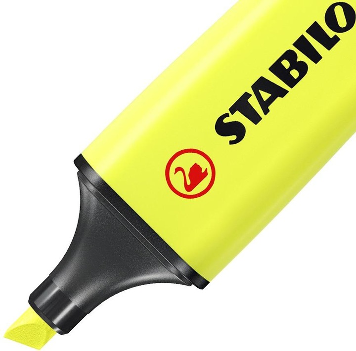 Produktbild STABILO BOSS ORIGINAL Textmarker (Gelb, 5 mm, 10 x)