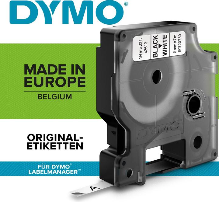 Immagine prodotto Dymo S0720780 Nastro standard (0.60 cm, Nero)