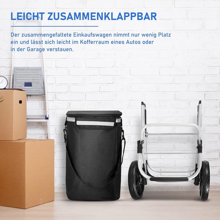 Produktbild Ribelli Einkaufstrolley bis 45Kg, Schwarz
