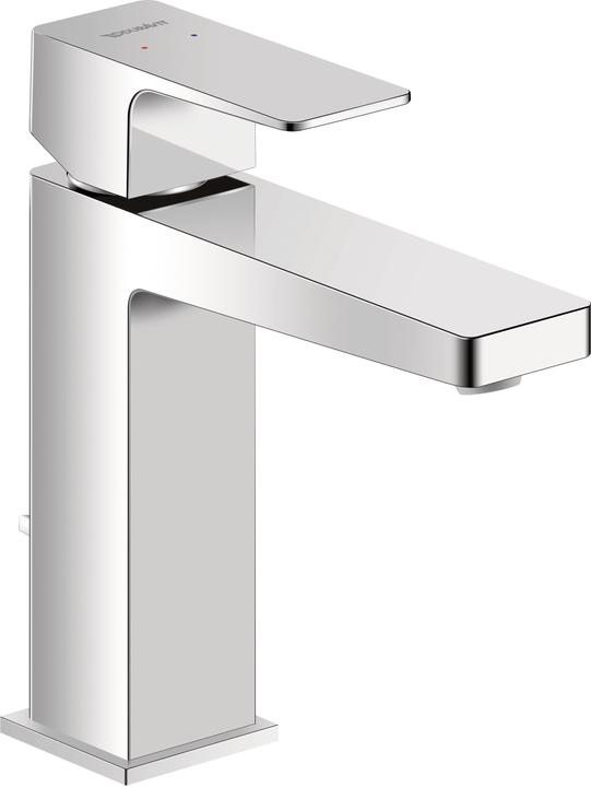 Actual product image Duravit Manhattan single lever basin mixer, M MinusFlow, 129 mm projection, with pop-up waste, MH102