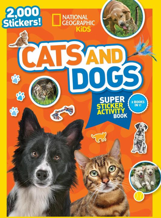 Produktbild National Geographic Kids Cats and Dogs Super Sticker Activity Book (Englisch, National Geographic Kids, 2020)