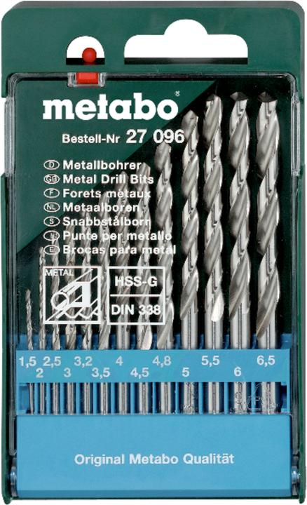 Actual product image Metabo HSSG drill cassette (1.5 - 6.5 mm)