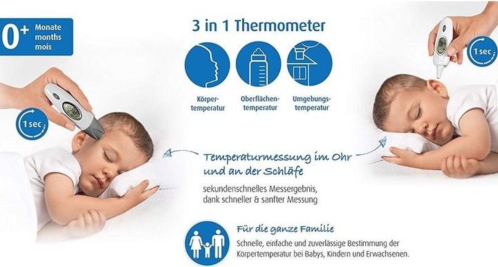 Productafbeelding Reer Huidtemp 3in1 (Auriculair)