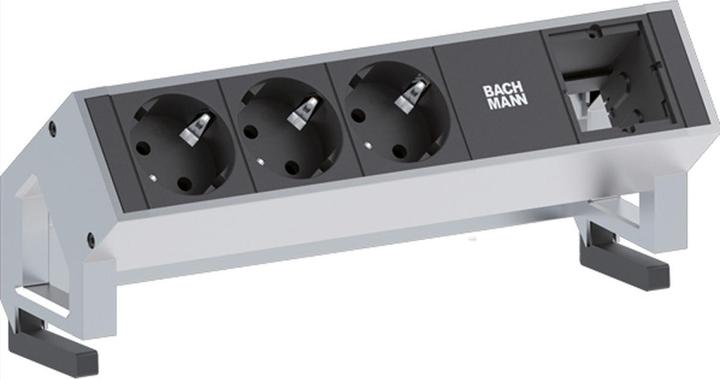 Produktbild Bachmann DESK2 - 3xSchuko & 1xEmpty (3x, CEE 7/3)