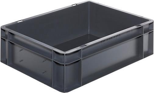 Actual product image kaiserkraft Euro format stacking containers, walls and bottom closed
