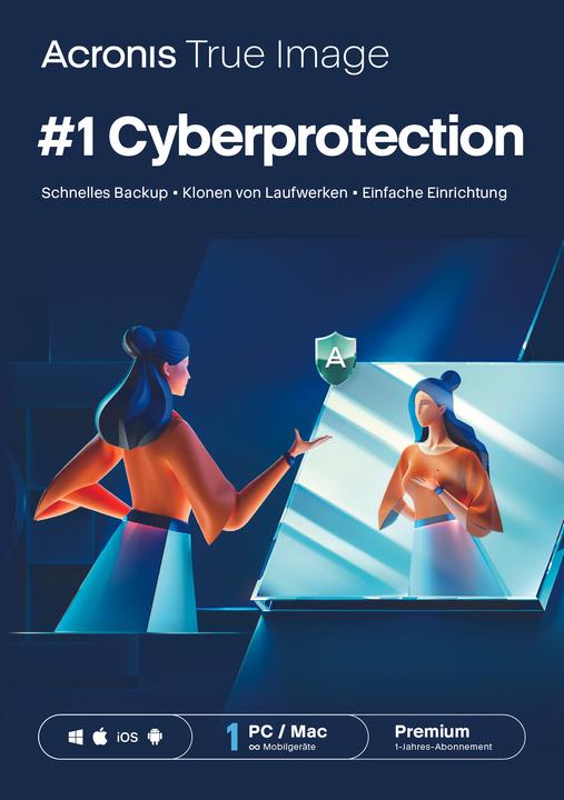 Actual product image Acronis Cyber Protect Home Office Premium (1 User, 1 Devices/Users, 12 months)
