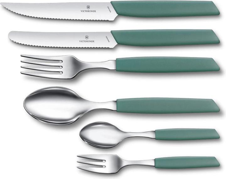 Actual product image Victorinox Swiss Modern, cake fork, sage (1 Piece, Pitchfork)