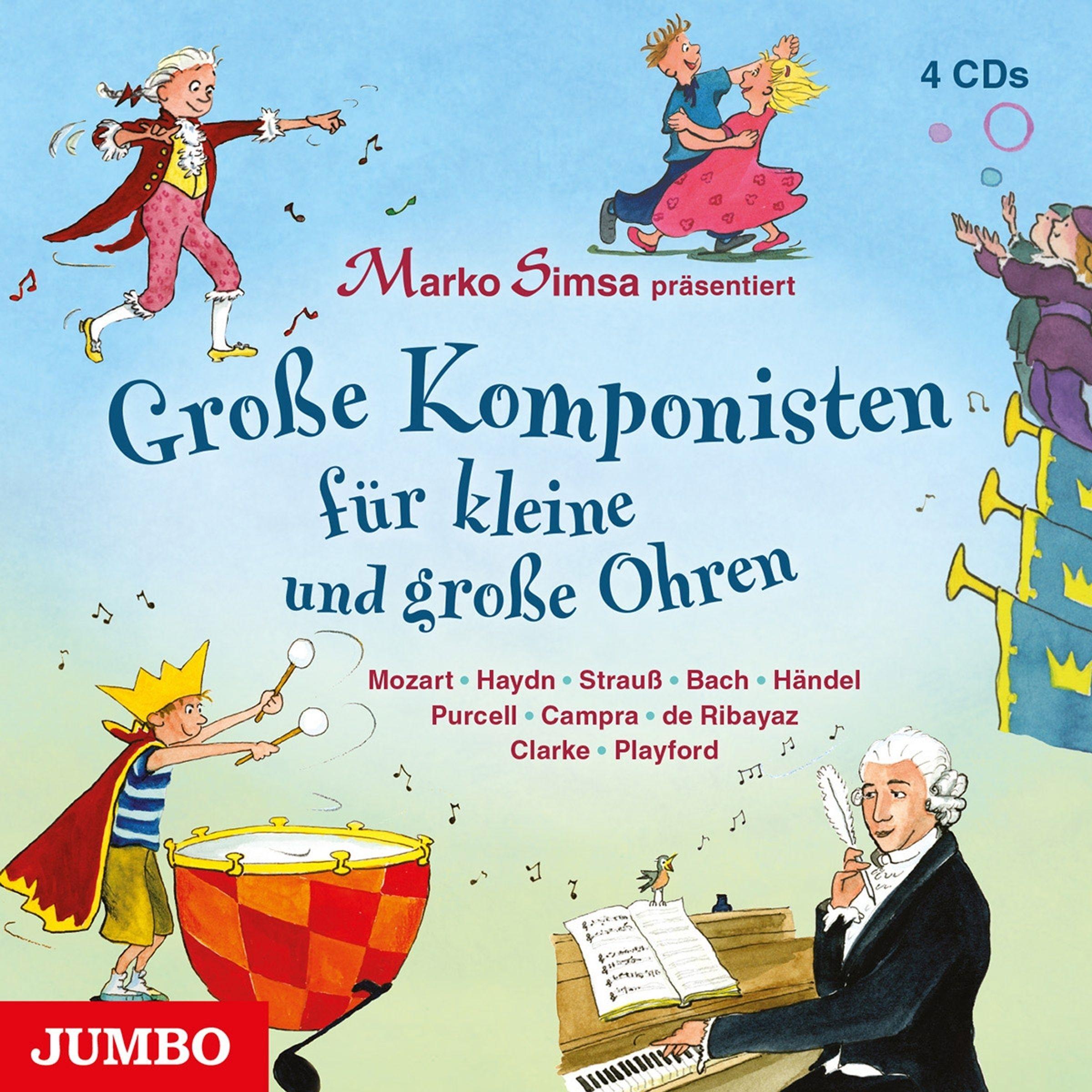 Grosse Komponisten.Kl.Grosse Ohren,CD, Audiolibri
