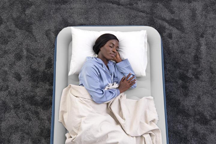 Actual product image Bestway AlwayzAire Twin Air Mattress with Built-in Dual Pump 1.91 m x 97 cm x 46 cm (950 x 1860mm)