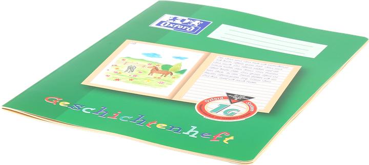 Image du produit Oxford Cahier d'histoires, A4 (A4, À rayures, Couverture rigide)