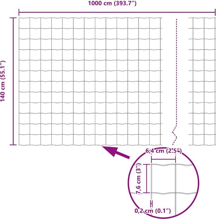 Produktbild vidaXL Eurozaun