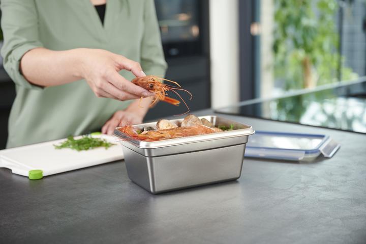 Productafbeelding Tefal MasterSeal Levensmiddelencontainer Rechthoekig 2,0 l - Roestvrij staal (2 l)