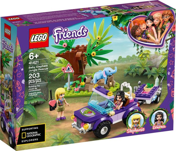 Produktbild LEGO Rettung des Elefantenbabys mit Transporter (41421, LEGO Friends)