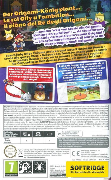 Produktbild Nintendo Paper Mario: The Origami King (Switch, Multilingual)