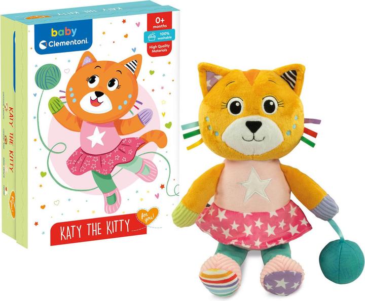 Immagine prodotto Clementoni Baby - peluche Katy il gatto (10.50 cm)