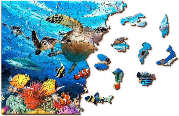 Productafbeelding WoodenCity Puzzel van hout L Oceaanleven (505 onderdelen)