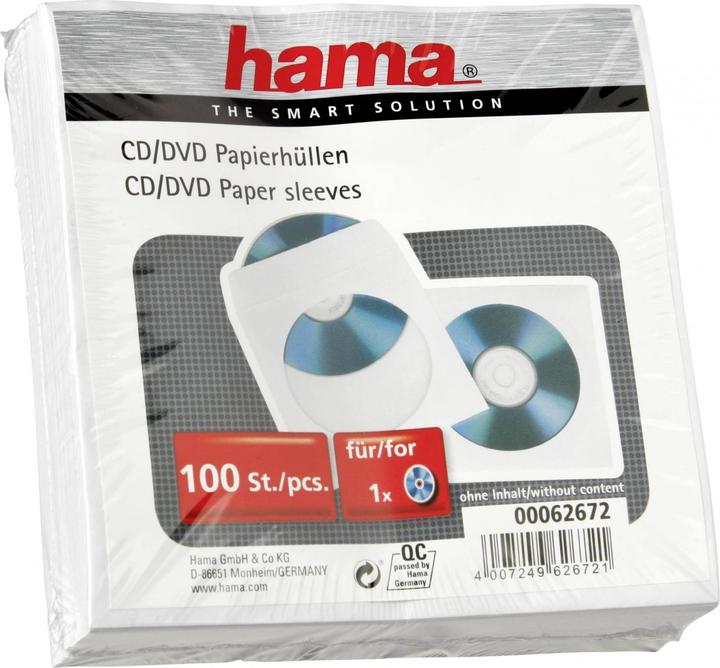 Produktbild Hama CD-/DVD-Papierhüllen