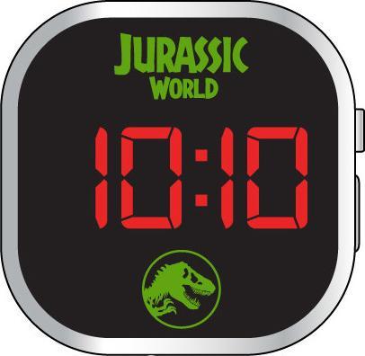 Immagine prodotto Accutime Jurassic World LED orologio per bambini (verde), orologio digitale con display a LED per ora e data (Orologio digitale, 37 mm)
