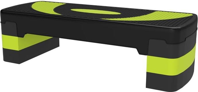 Immagine prodotto Swisshandel24 Steppbrett Aerobic-Stepper höhenverstellbar mit 3 Stufen (10/15/20 cm) Grün