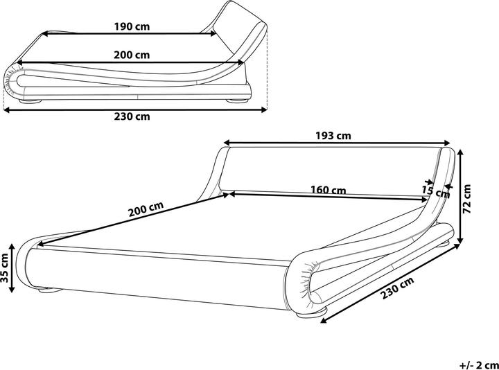 Actual product image Beliani Avignon (180 x 200 cm)