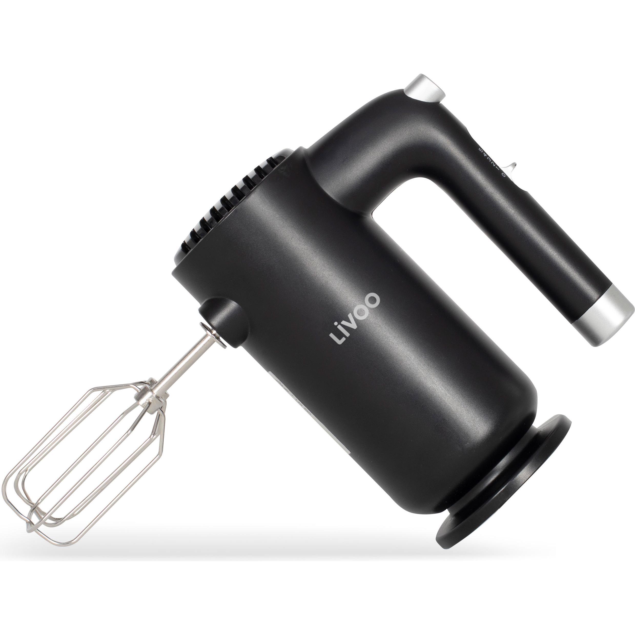 Livoo Elektrischer Mixer, Handmixer, Schwarz
