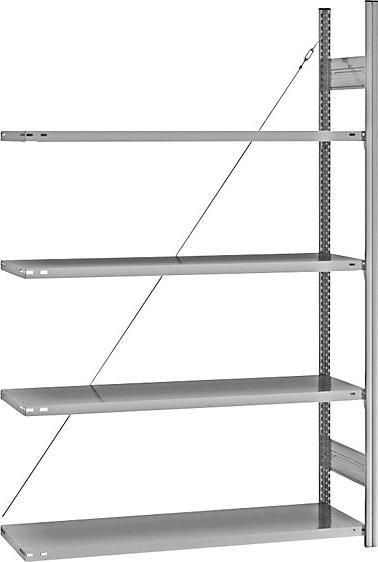 Actual product image eurokraft pro Shelf boltless shelving, galvanised