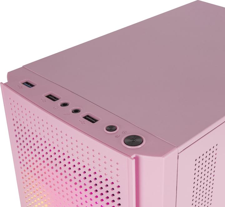 Image du produit Mars Gaming Boitier Mini Tour Micro Atx Mc300 RGB Avec Panneau Vitré (Rose) (mATX, Mini-ITX)