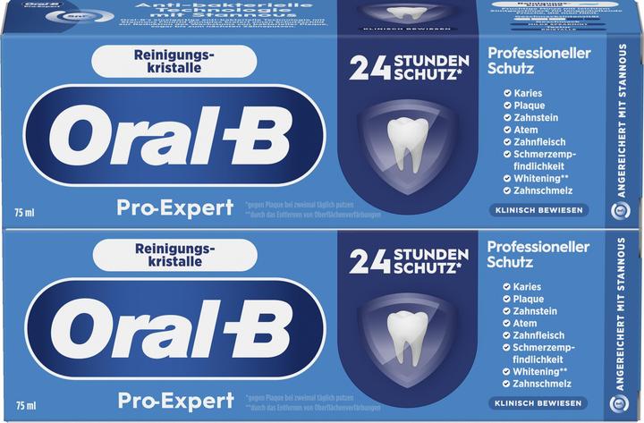 Actual product image Oral-B Pro-Expert Schutz 2x75ml Zahnpasta (75 ml)