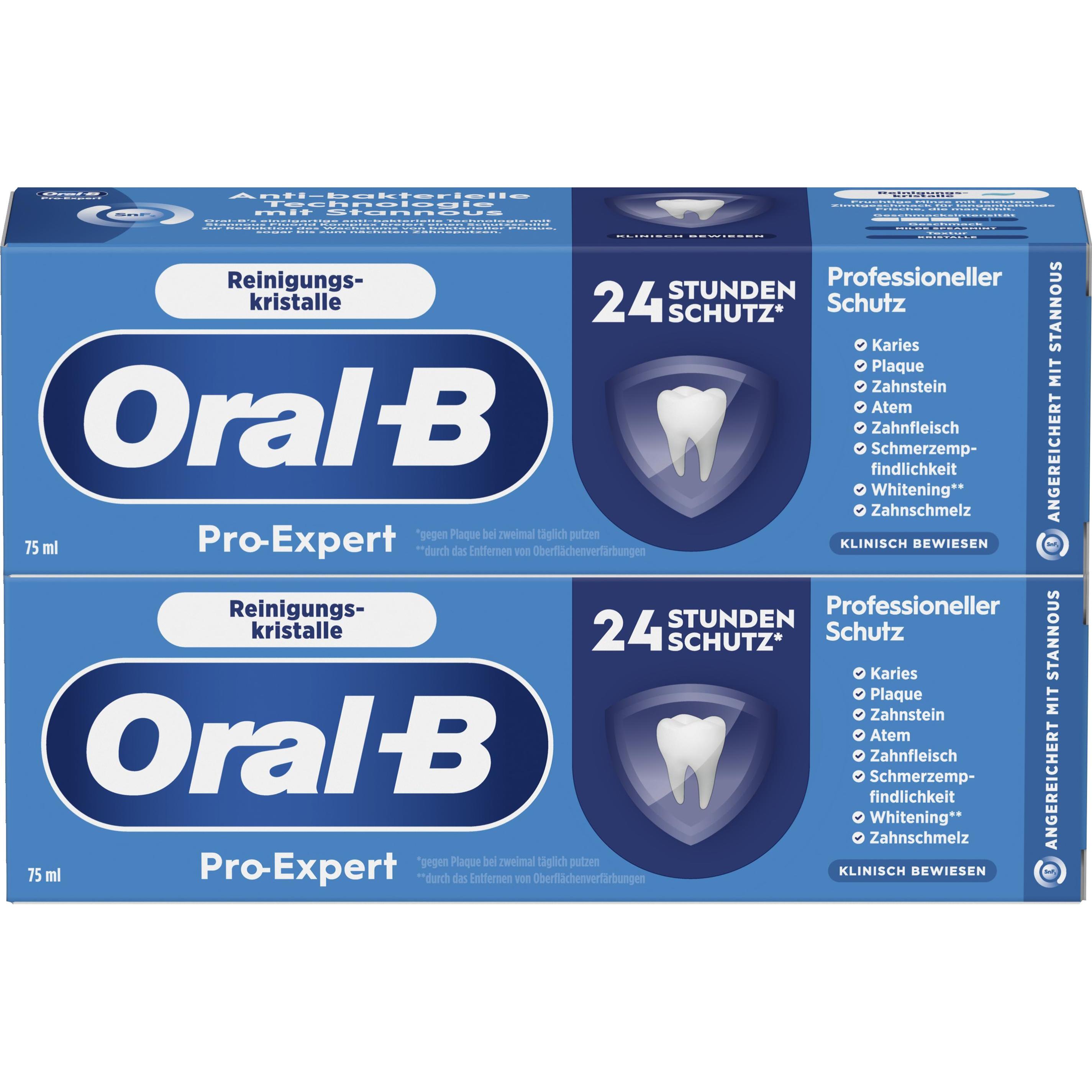 Oral-B, Dentifricio, Pro-Expert Schutz 2x75ml Zahnpasta (75 ml)
