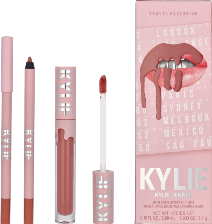 Produktbild Kylie Jenner Kylie By Matte Lip Kit (Lip Liner 1,1gr, 354 - Matte Liquid Lipstick 3ml)