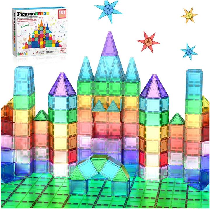 Produktbild Tactic Picasso Tiles - 3-D Magnetic Building Set