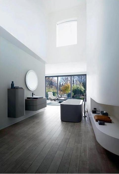 Actual product image Duravit Oval bathtub Happy D,2 Plus 80 x 180 cm graphite smooth matt 7004538000000 (180 l, 180 cm, 80 cm)