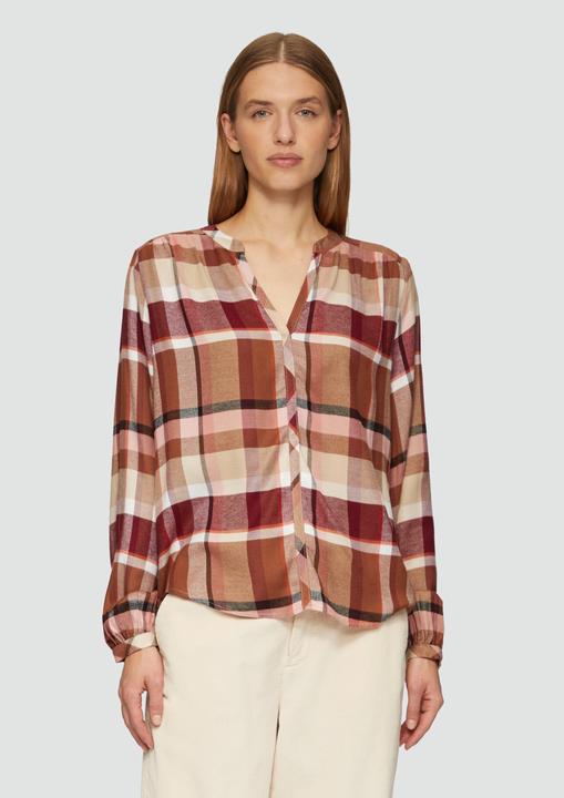 Immagine prodotto S.Oliver Bluse Karierte Bluse aus Viskosemix (40)