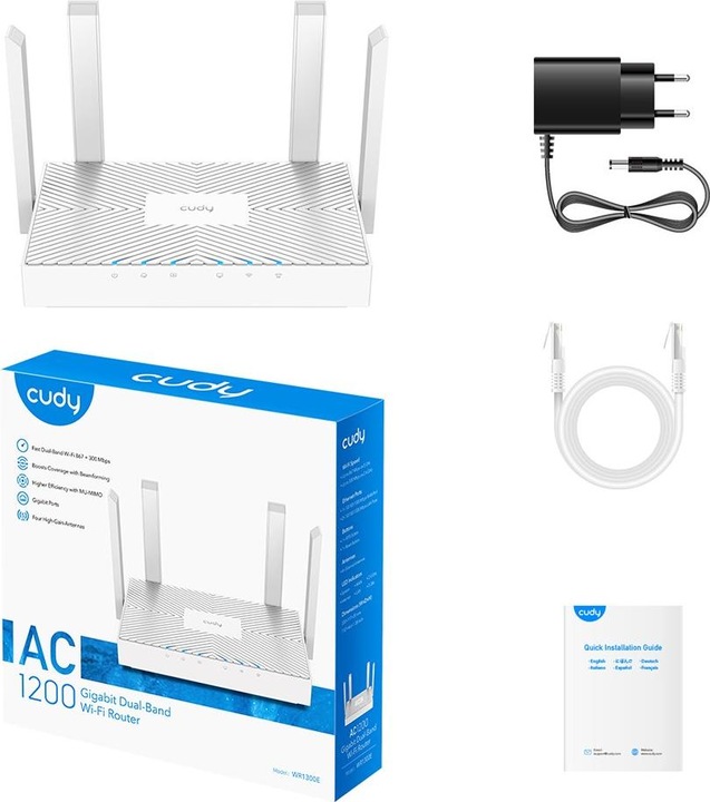 Actual product image Cudy Router WR1300E
