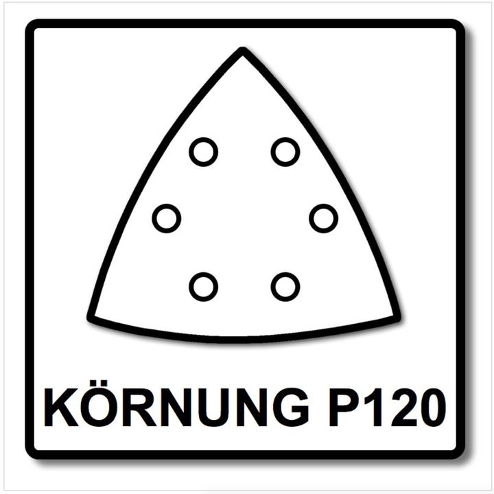 Actual product image Festool Triangle grinding blade garnet (120)