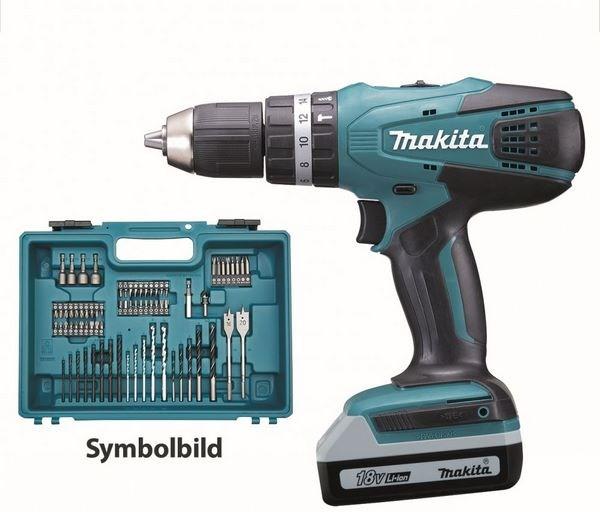 Actual product image Makita HP457DWEX4 Set (Rechargeable battery operated)