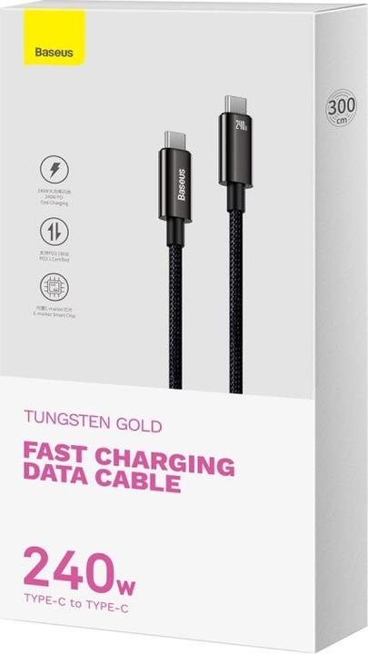 Produktbild Baseus USB C – USB C (3 m, USB 2.0, 240 W)