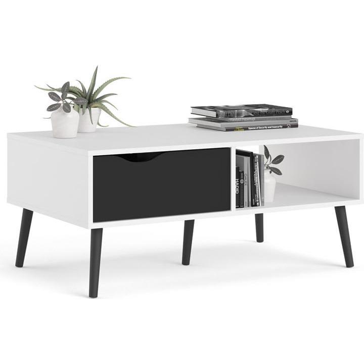 Ebuy24, Couchtisch + Beistelltisch, Couchtisch Napoli (99 x 60 cm)