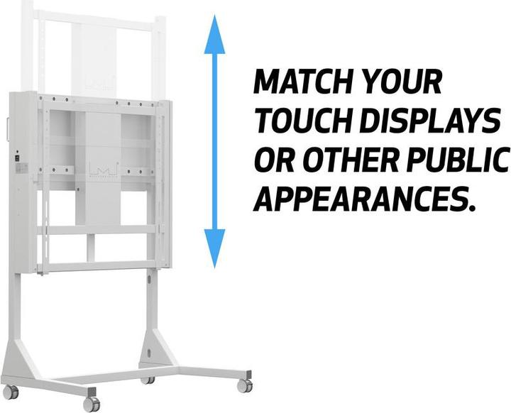 Produktbild Multibrackets M Motorized Floorstand 80kg White HD (110")