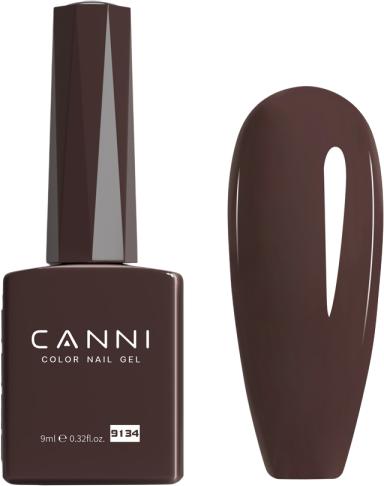 Image du produit Canni Vernis en gel Marron choc / 9134 UV/LED (LED, 9134 UV, Vernis semi-permanent)