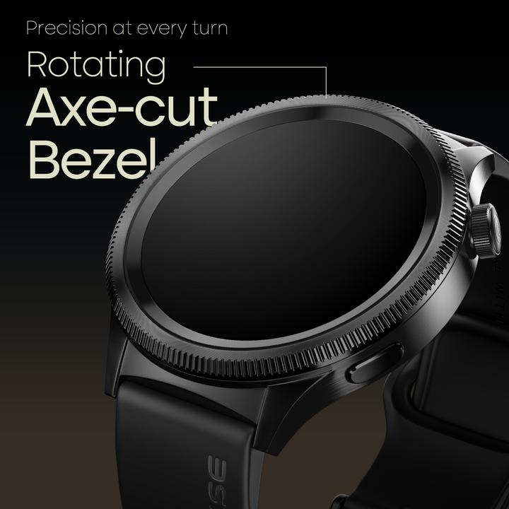 Actual product image Noise NoiseFit Halo 2 Smartwatch Jet Black (42 mm)