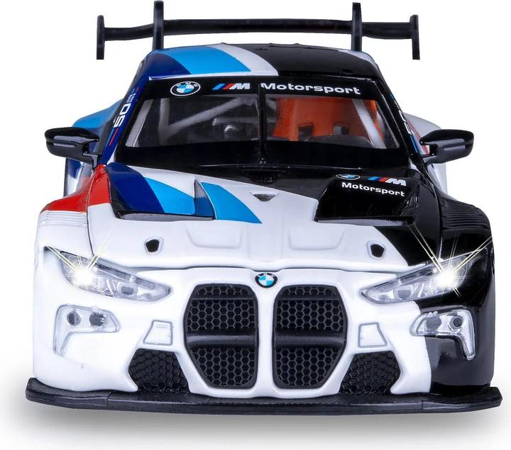 Produktbild BMW M4 GT3 Diecast 1:32 weiss inkl. Knopfzellen