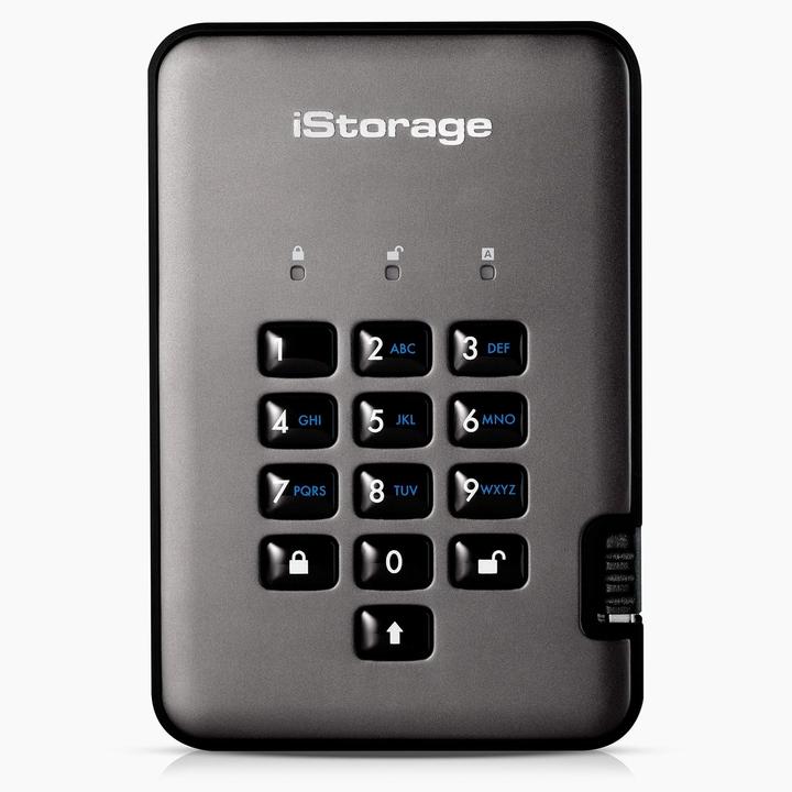 Actual product image iStorage diskAshur Pro2 SSD 128GB FIPS (0.13 TB)