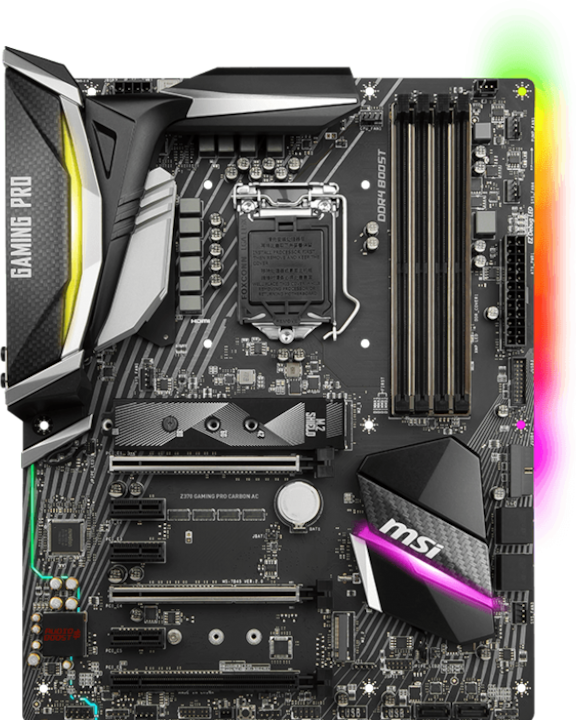 MSI Z370 Gaming Pro Carbon (LGA 1151, Intel Z370, ATX)