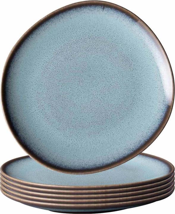Produktbild Villeroy & Boch Frühstücks- & Dessertteller Lave Ø 17 cm, 6 Stück, Hellblau (6 x, 17 cm)