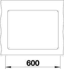 Produktbild Blanco Subline 340/160-F (42.70 cm, 55.20 cm)