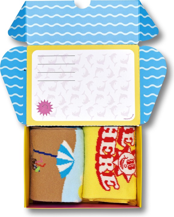 Actual product image Happy Socks Wish You Were Here Gift Set (pack of 2, 36 - 40)