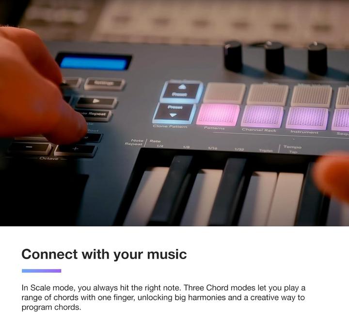 Image du produit novation Clavier FLkey 61 USB/MIDI pour FL Studio (Clavier)